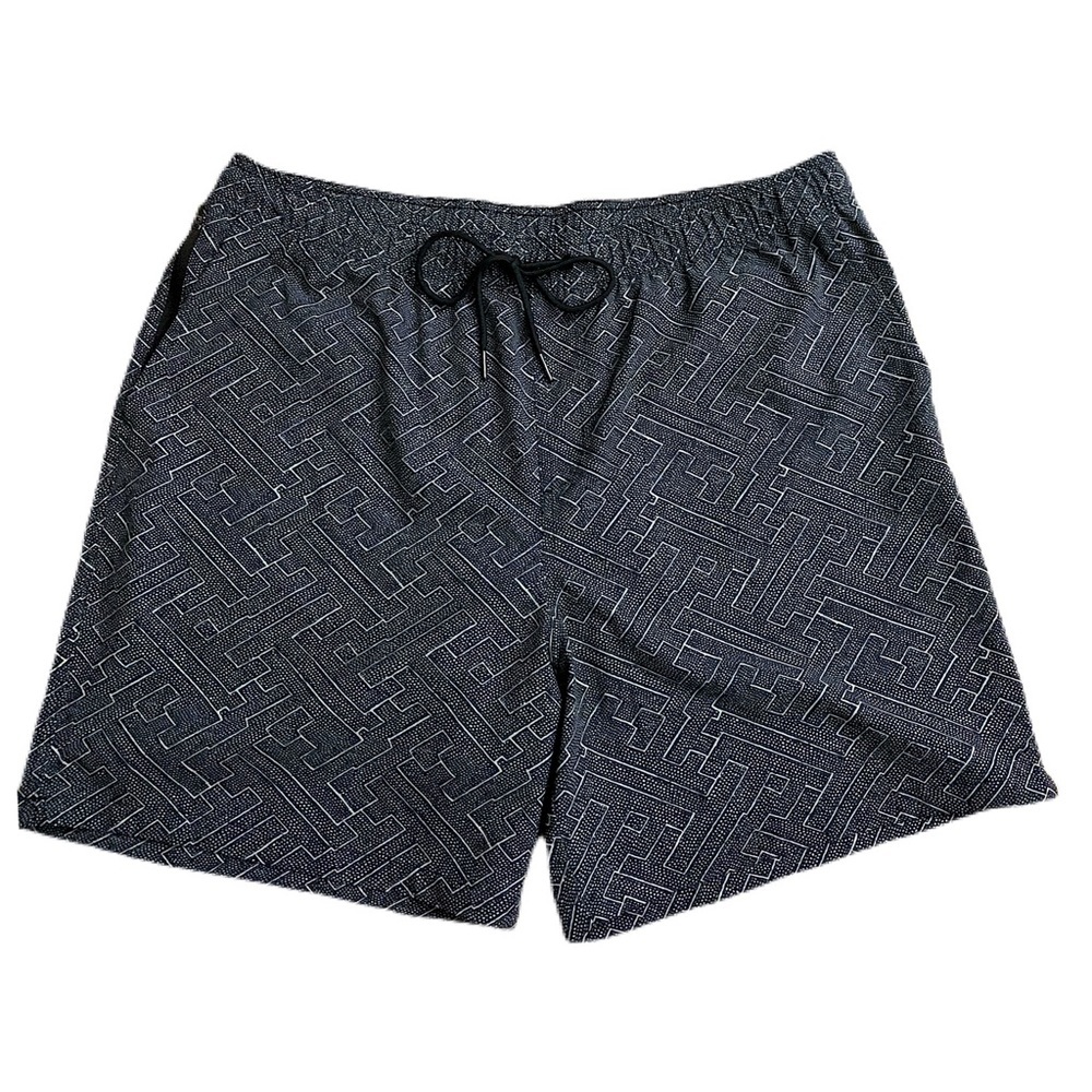 GEO PRINT SWIM TRUNKS BOXER BRIEF LINING NWOT - Picture 8 of 11